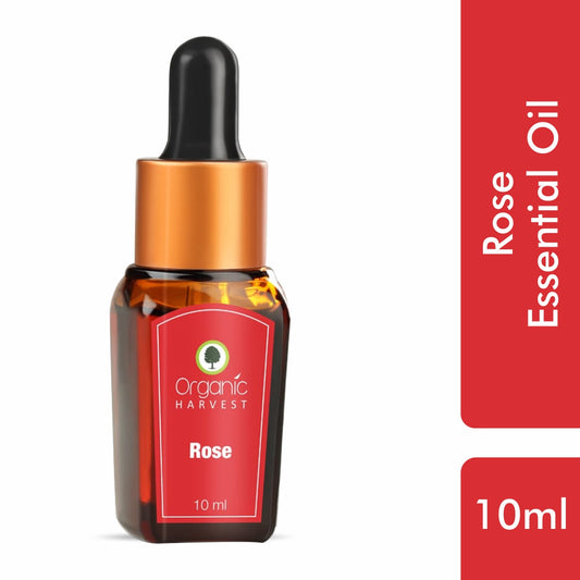 Rose Essential Oil, Calms & Soothes Skin, Fight Depression Face, Hair Care, Excellent for Aromatherapy - 10ml