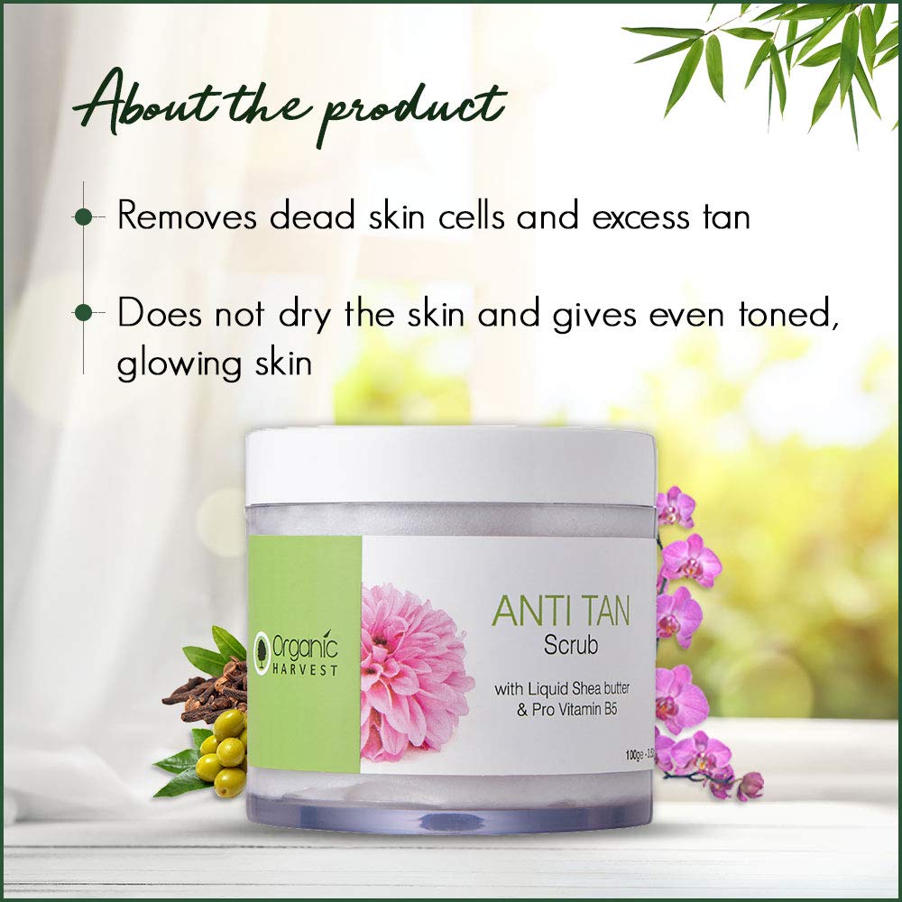 Anti tan scrub