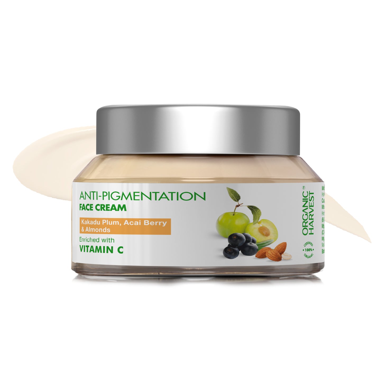 Anti-Pigmentation Face Cream: Kakadu Plum, Acai Berry & Almonds | Pigmentation Removal Cream