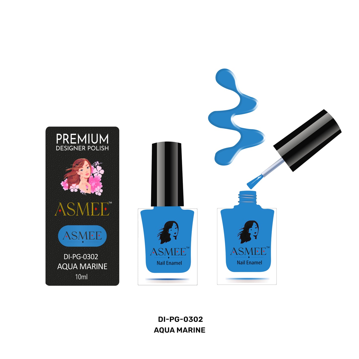 Asmee Hamper - Facewash, Nailpolish, Lipstick