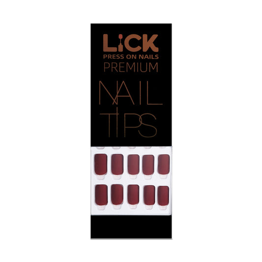 Lick Nail Matte Classic Maroon