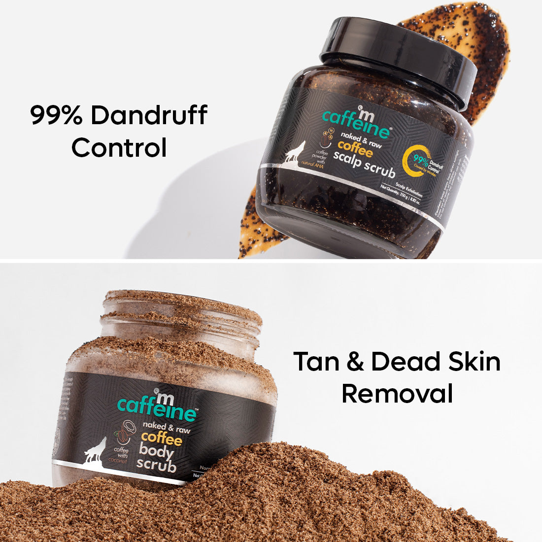 mCaffeine Coffee Hero Scrubs Combo