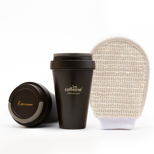 mCaffeine Exfoliating Shower Routine