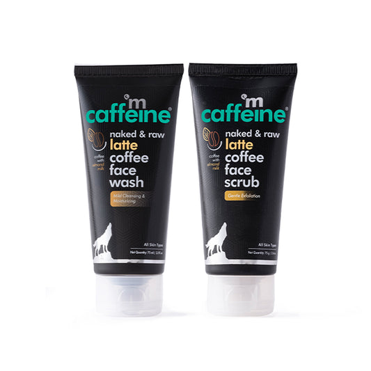 mCaffeine Face Care Kit for Winters with Moisturizing Face Wash and Face Scrub