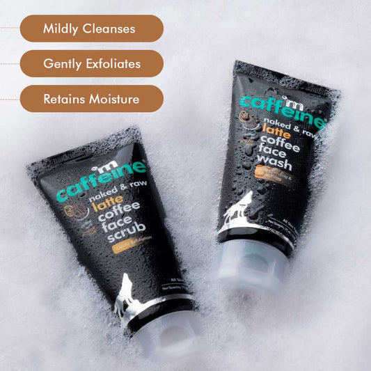 mCaffeine Face Care Kit for Winters with Moisturizing Face Wash and Face Scrub