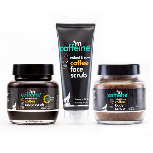 mCaffeine Head-To-Toe Exfoliation Combo