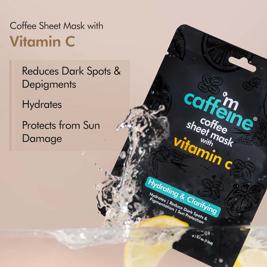 mCaffeine Coffee sheet mask (Pack of 3)