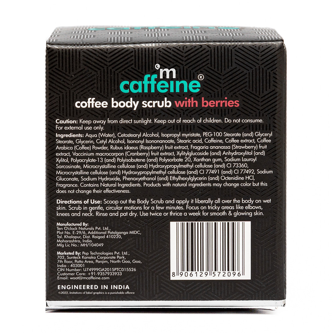 mCaffeine Coffee & Berries Scrub-Moisturize Duo