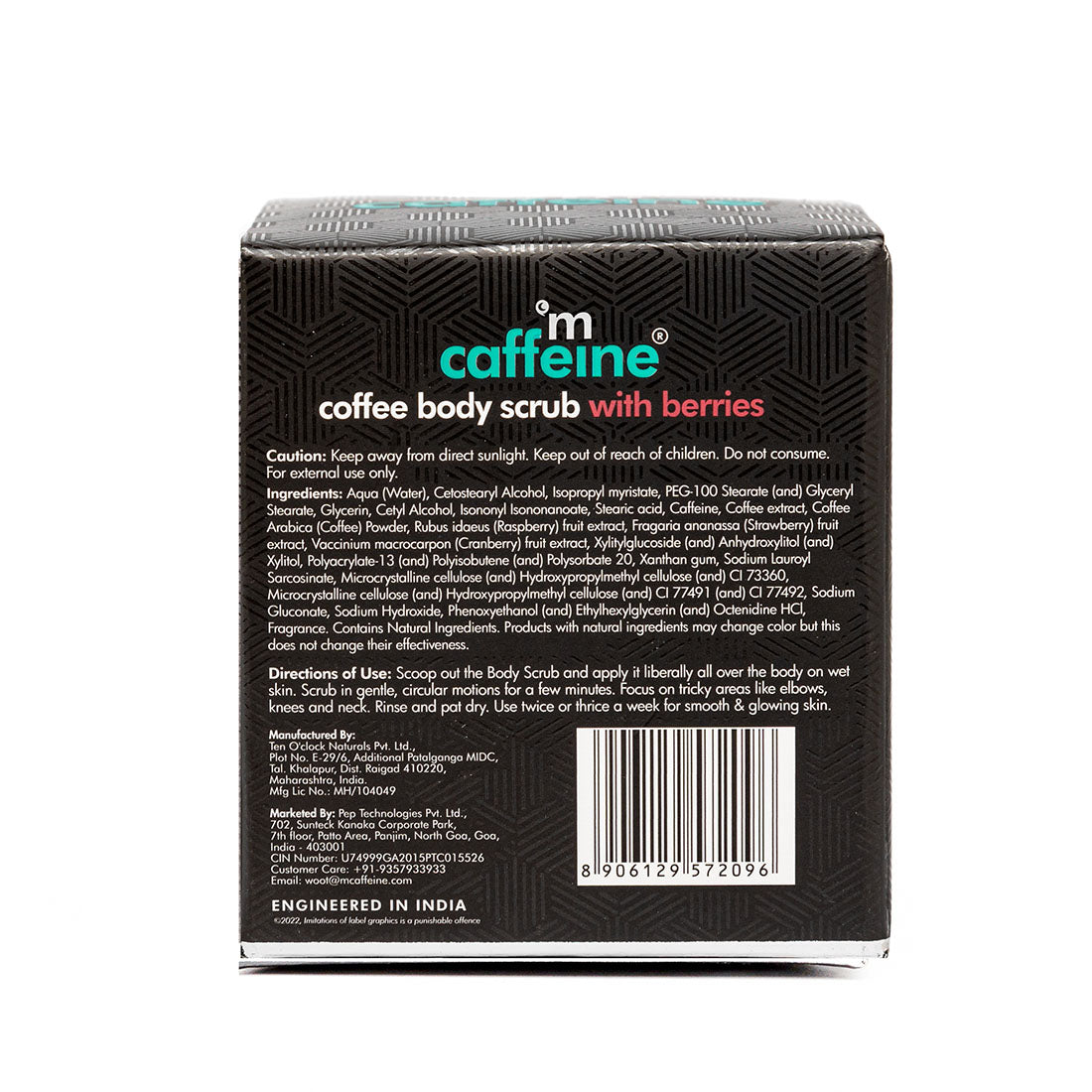 mCaffeine Coffee & Berries Body Exfoliation Routine