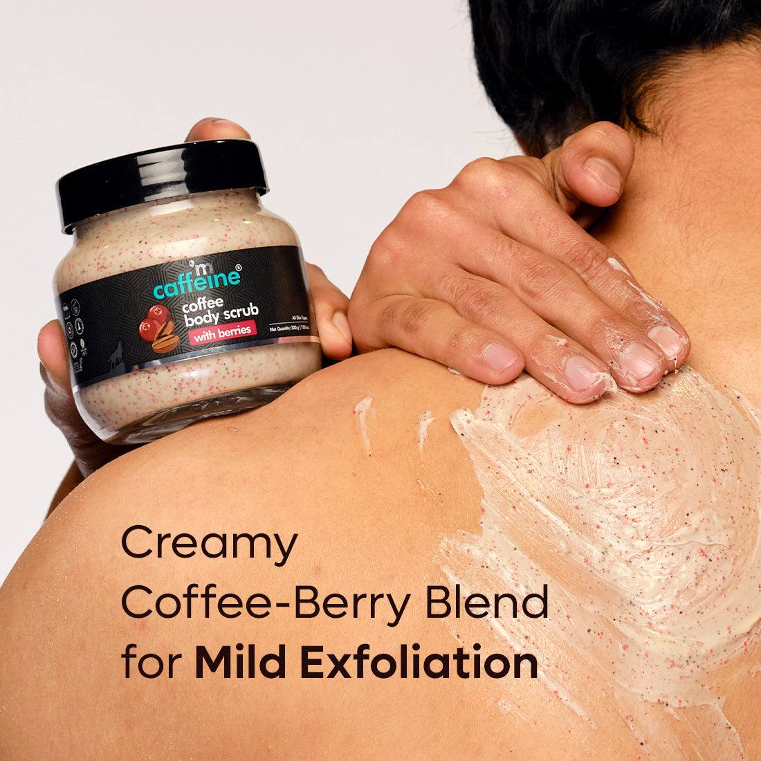 mCaffeine Coffee & Berries Body Exfoliation Routine