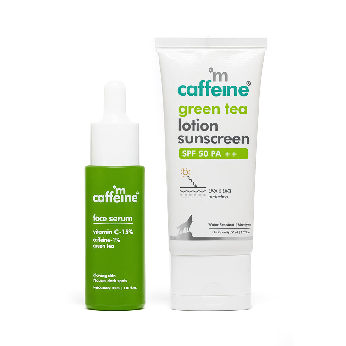 mCaffeine Green Tea Glow & Protect Essentials