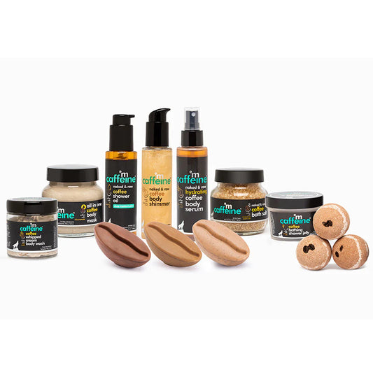 mCaffeine Renew & Refresh Complete Coffee Body Care Set