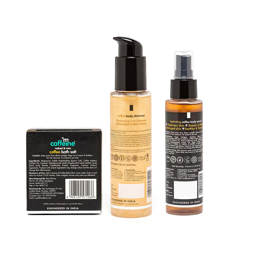 mCaffeine Renew & Refresh Complete Coffee Body Care Set