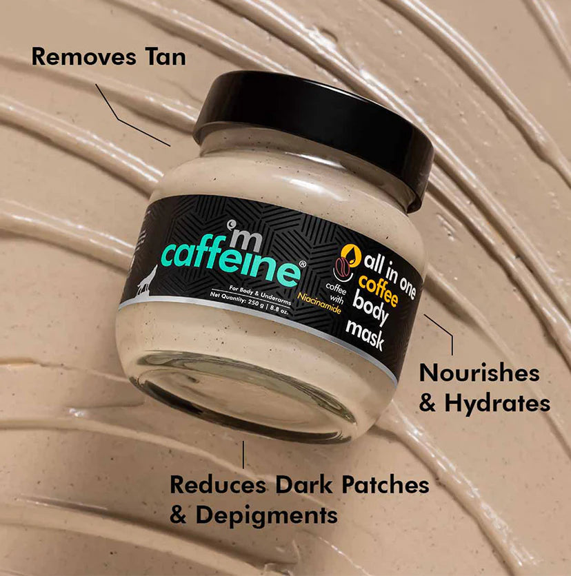 mCaffeine Coffee Detan & Hydrate Complete Body Care Routine