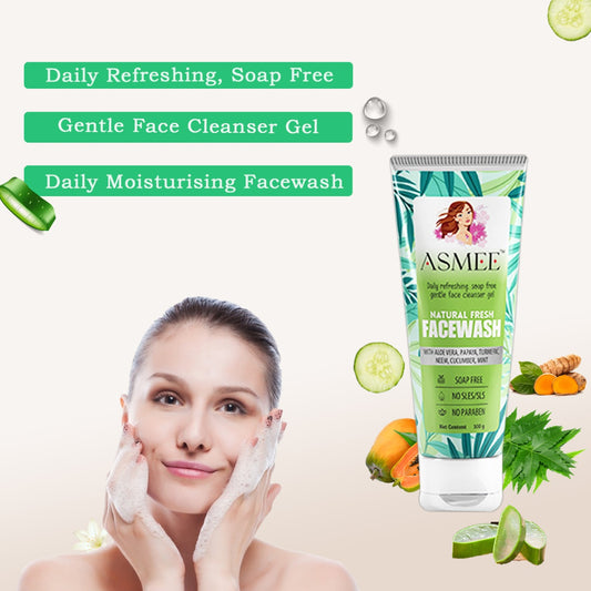 Asmee Natural Fresh Facewash (Pack of 2)