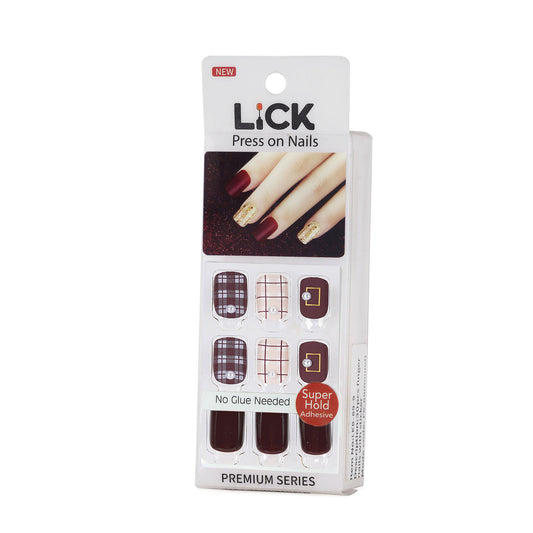 Lick Nail Matte Maroon