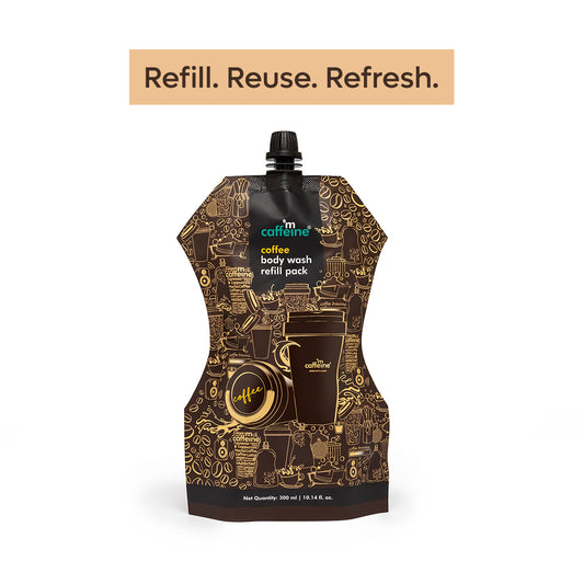 mCaffeine Coffee Body Wash Refill Pouch