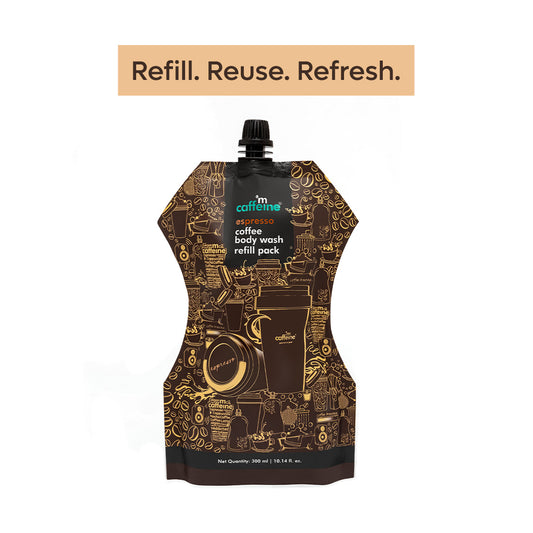 mCaffeine Espresso Coffee Body Wash Refill Pouch