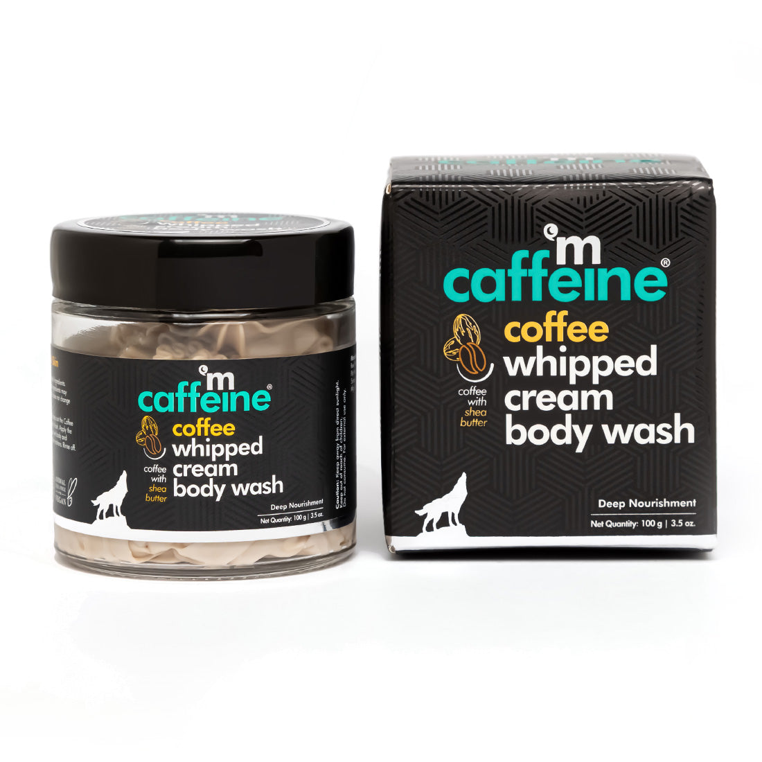 mCaffeine Coffee Whipped Cream Body Wash (Deep nourishment for soft & smooth skin )
