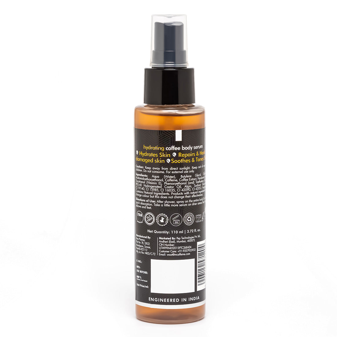 mCaffeine Hydrating Coffee Body Serum