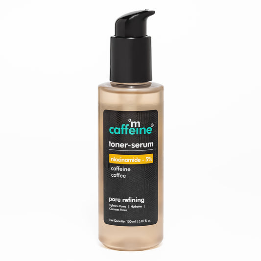 mCaffeine 5% Niacinamide 2in1 Toner-Serum with Coffee for Pore Tightening | Fades Blemishes