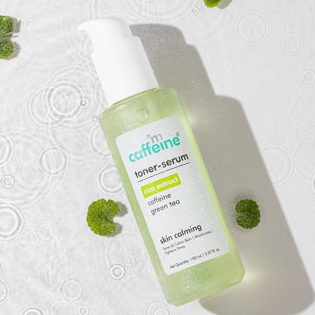 mCaffeine Cica 2in1 Toner-Serum with Green Tea - Calms & Tones Skin, Tightens Pores & Moisturizes