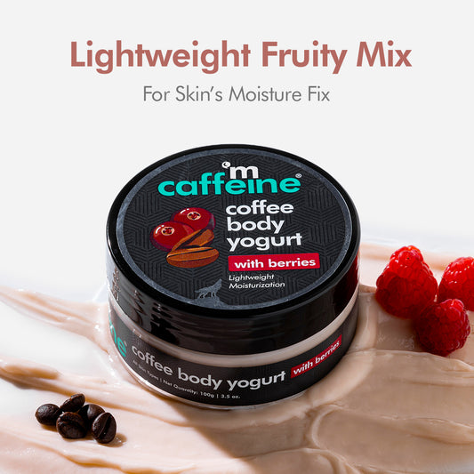 mCaffeine Coffee Body Yogurt with Berries