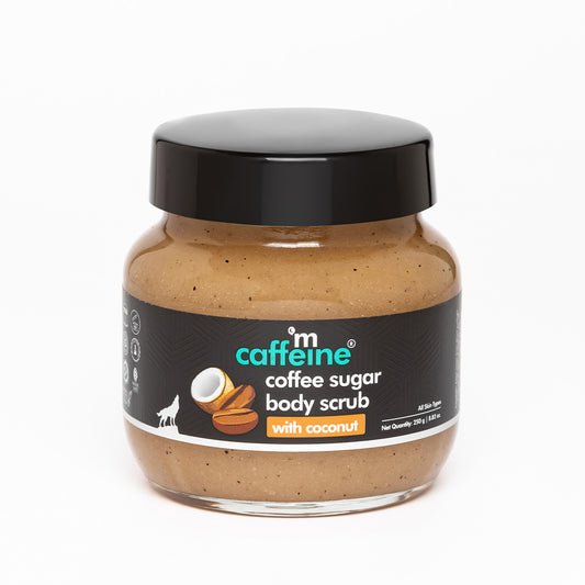 mCaffeine Coffee Sugar Body Scrub with Coconut