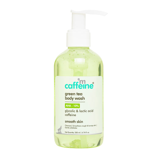 mCaffeine Green tea body wash with AHA -10%