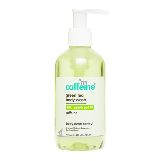 mCaffeine Green tea body wash with BHA Salicylic acid - 1%