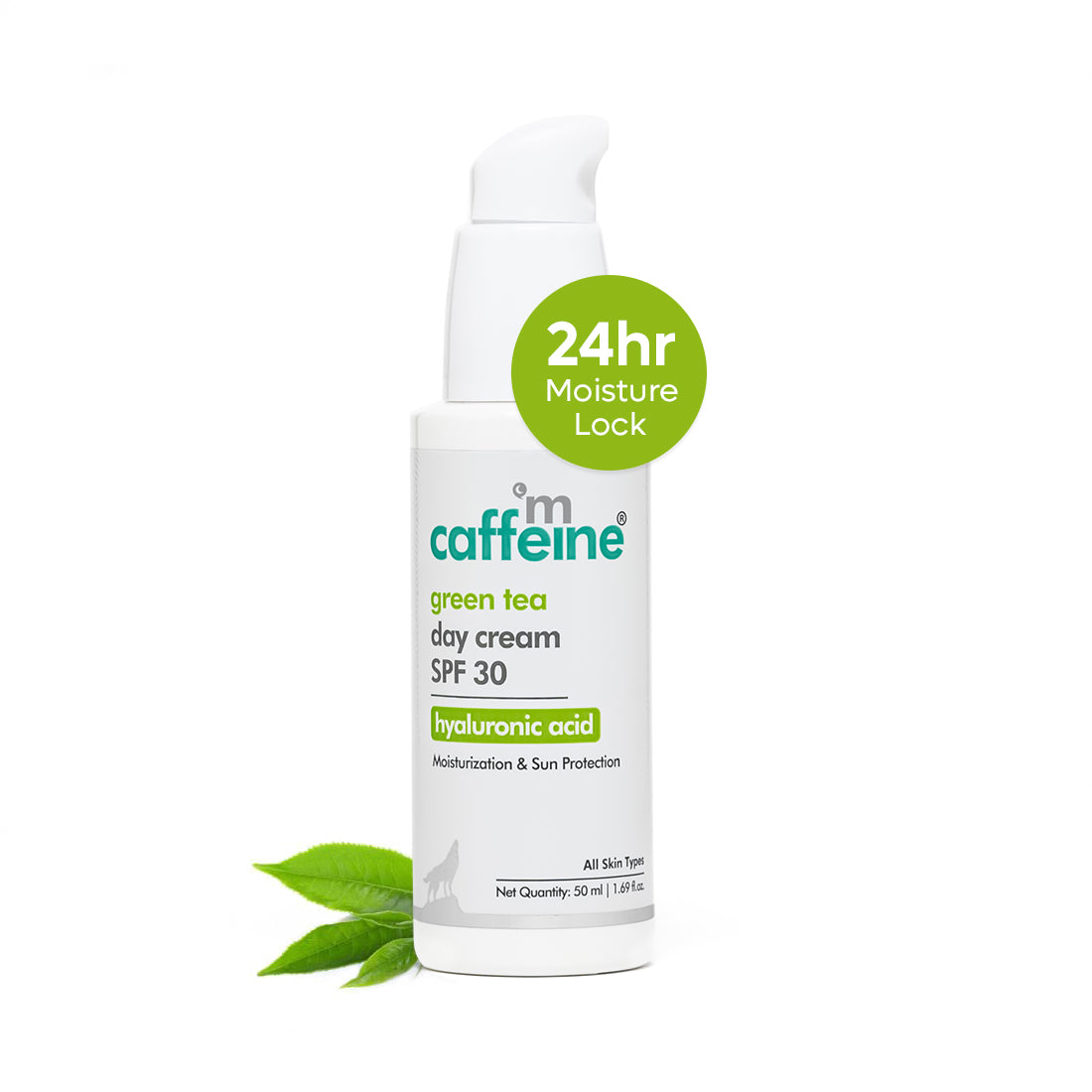 mCaffeine Green Tea day cream SPF 30 with hyaluronic acid