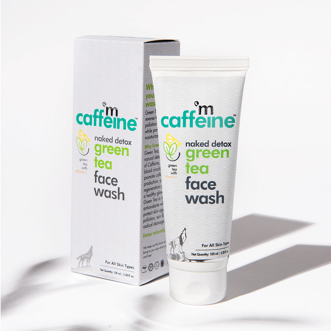 mCaffeine Green Tea Face Wash