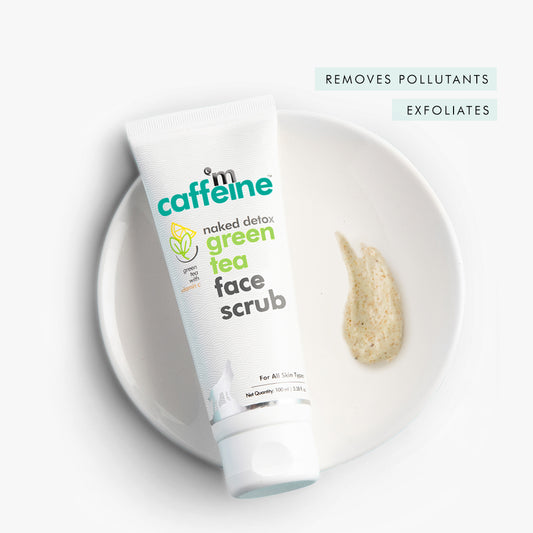 mCaffeine Naked Detox Green Tea Face Scrub