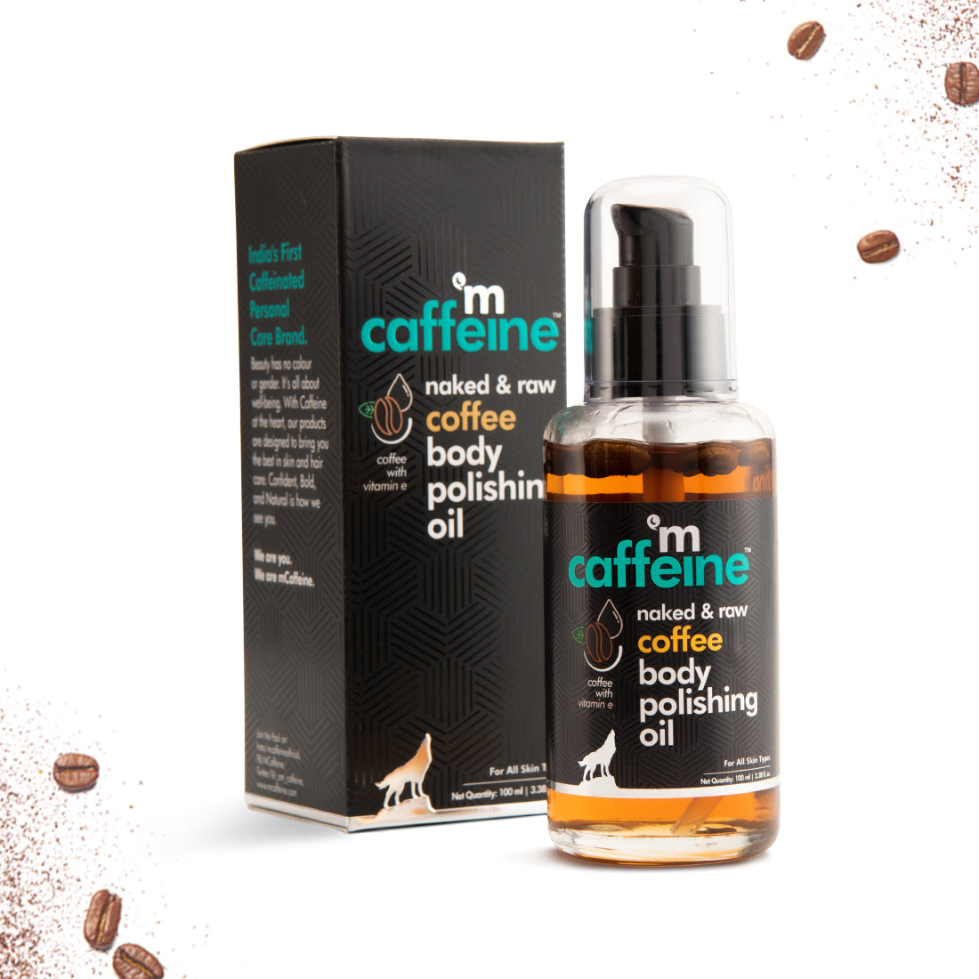 mCaffeine Coffee Body Polishing Oil