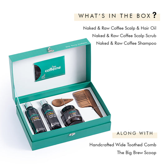 mCaffeine Limited Edition Coffee Brew - Hair Care Gift Kit