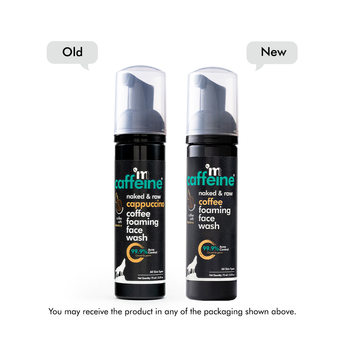 mCaffeine Anti Acne Coffee Foaming Face Wash - Oil & Pimple Control Cleanser with Cinnamon & Vitamin E