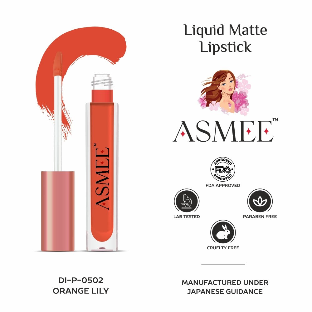 Orange Liquid Matte lipstick