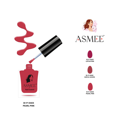 Asmee Premium Nail Polish - Pearl Pink