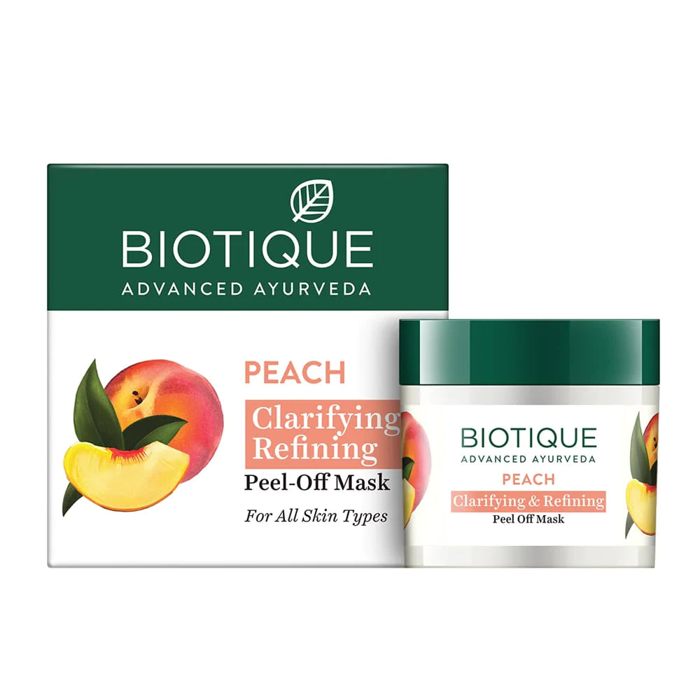 Biotique Bio Peach Clarifying & Refining Peel-off Mask 50g