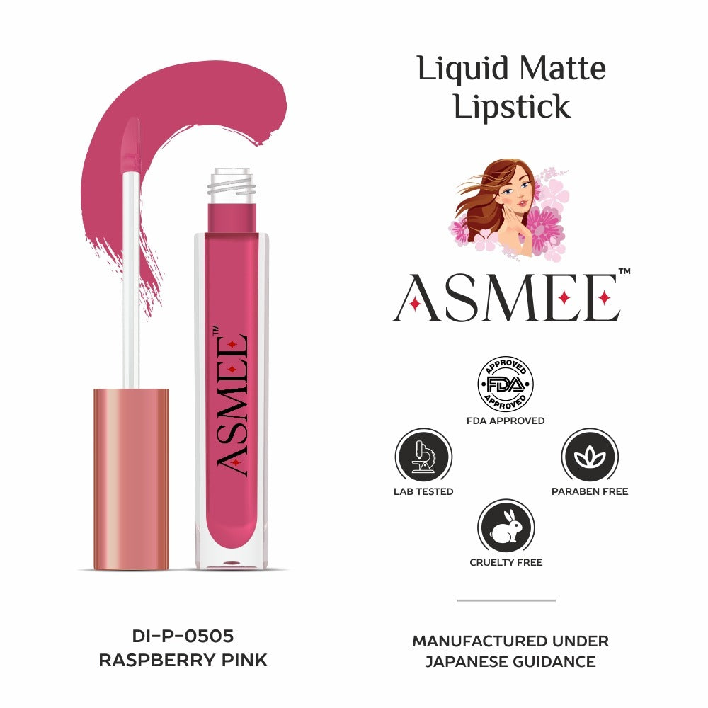 Pink liquid matte lipstick
