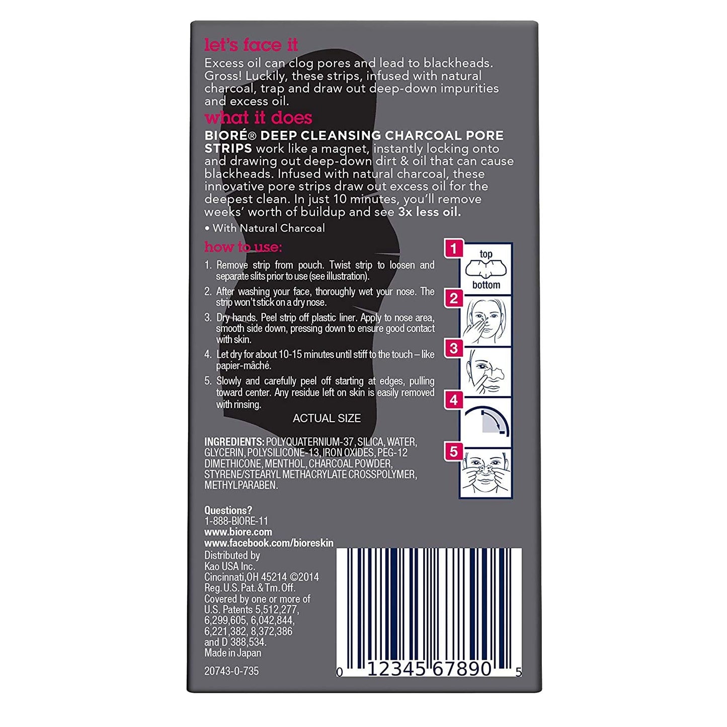 BIORÉ® CHARCOAL NOSE STRIPS