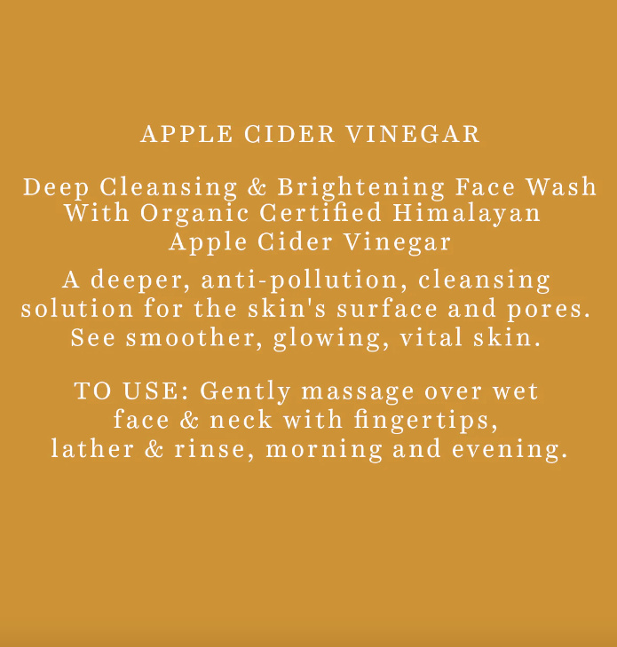 Apple Cider Vinegar Face Wash 150ml