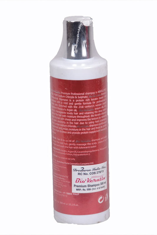 Bio-Keratin -  Keratin & Argan oil premium shampoo - 300 ml