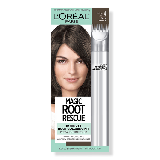 Root Rescue 10 Minute Root Hair Coloring Kit - 4 Dark Brown