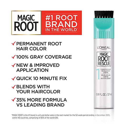 Root Rescue 10 Minute Root Hair Coloring Kit - 4 Dark Brown