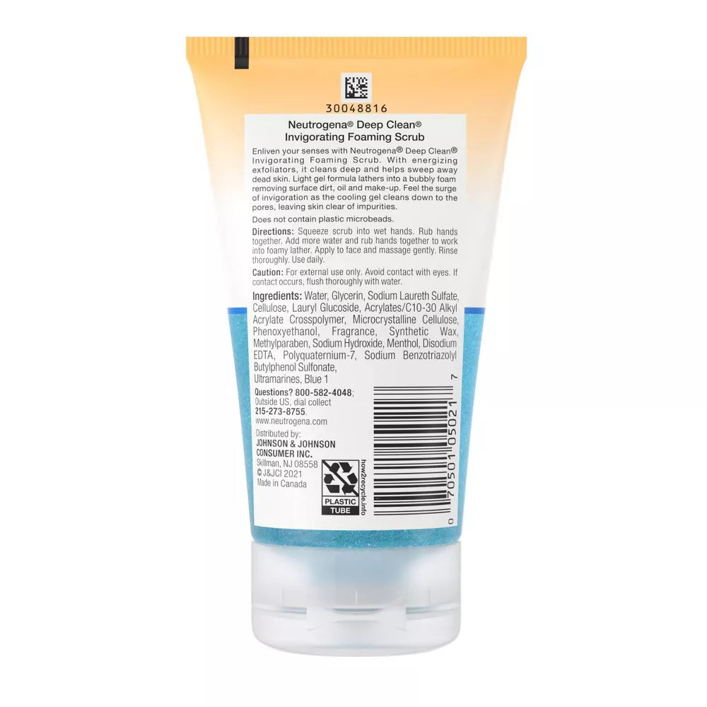 Deep Clean® Invigorating Foaming Scrub - 4.2 oz