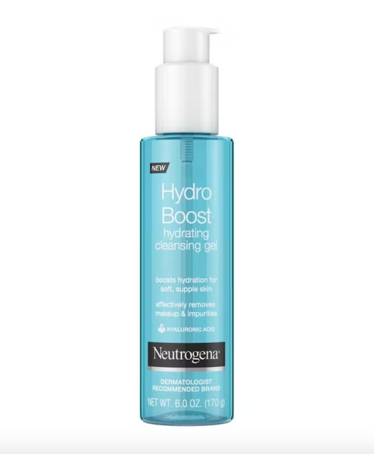 Hydro Boost Cleansing Gel & Oil-Free Makeup Remover with Hyaluronic Acid - 6 oz