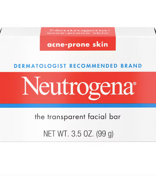 Glycerin Soap Bar for Acne-Prone Skin, Dye-Free, Non-Comedogenic 3.5 oz
