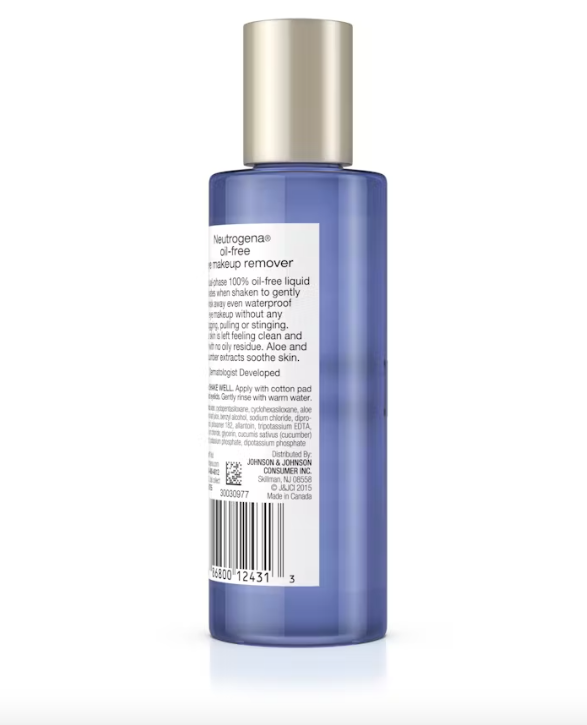 Gentle Oil-Free Liquid Eye Makeup Remover for Waterproof Mascara