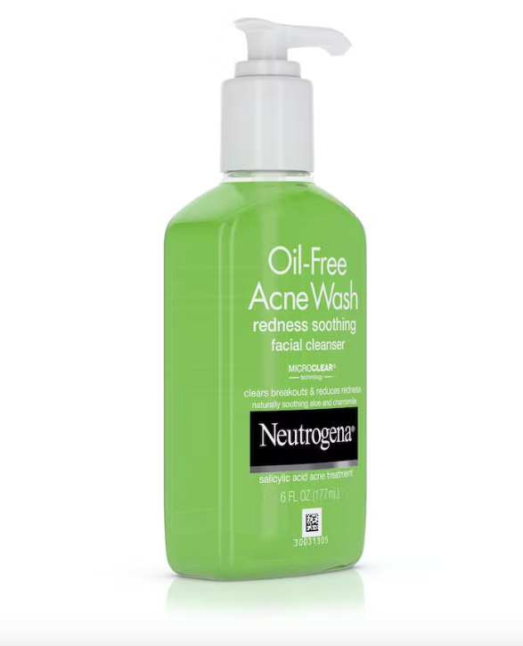 Oil-Free Acne Wash Redness Soothing Facial Cleanser